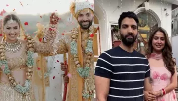 Newlyweds, Malvika Raaj-Pranav Bagga Make First Appearance Post-Wedding, She Stuns In An 'Anarkali'