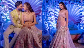 Malvika Raaj Donned A Lehenga Designed By Her Sister On 'Mehendi', It Featured Underwater Creatures