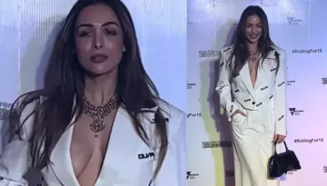 Malaika Arora Serves Boss-Lady Vibes In A Cropped Blazer, Her Pricey Balenciaga Bag Steals The Show