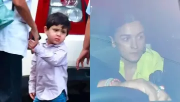 Rani Mukerji's Daughter, Adira's B'Day Bash: Kareena's Jeh 'Baba' Looks Grumpy, Alia Stuns In Yellow