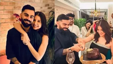 Anushka Sharma Hugs Her 'Numero Uno', Virat, They Cut A Chocolate Cake At Their 6th Anniversary Bash