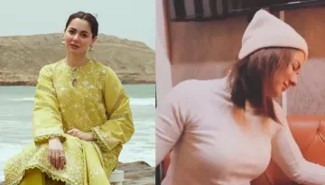Hania Aamir Yet Again Shows Her Love For Bollywood As She Grooves To SRK's Song From 'Om Shanti Om'