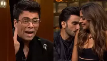 Karan Johar Shows Middle Finger To Haters Trolling Deepika-Ranveer's Episode, 'Tu Apne Ghar Pe Dekh'