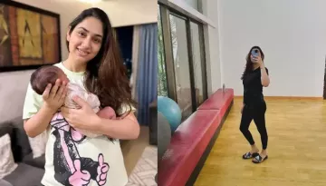 Disha Parmar Drops Photos Of Postpartum Workout, Reveals How She Manages Her Baby And The Gym
