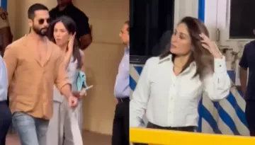 Shahid Kapoor-Mira Get Papped At Misha-Zain's Annual Day, Kareena Kapoor Also Arrives In Style