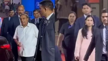 Mukesh Ambani Attends Annual Day Event At DAIS With Daughter, Isha Ambani, She Looks Pretty In Pink