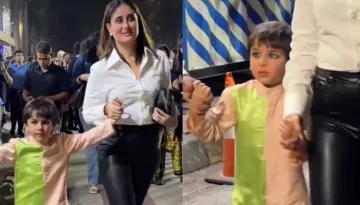 Kareena Kapoor Khan's Son, Taimur Ali Khan Puts 'Kajal' For His First Annual Day At School