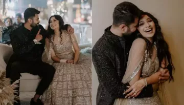 Vrushika Mehta Drops Starlit Glimpses Of Her 'Sangeet' Night, Looked Stunning In An Ivory Lehenga