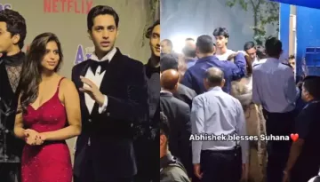 Abhishek Bachchan Blesses Nephew, Agastya's Rumoured GF, Suhana Khan, She Flaunts Her Biggest Smile