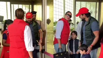 Saif Ali Khan Confuses A Lady Worker With Wife, Kareena, Puts His Arm Around Her, Bebo Gets Awkward