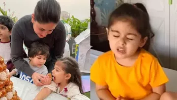 Soha Ali Khan's Daughter, Inaaya Prays For Taimur's Birthday, Disturbs Her Cousin With A Loud Sneeze