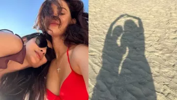 Disha Patani Flaunts Toned Curves In A Sexy Red Bikini As She Enjoys A Sunny Beach Trip With Mouni