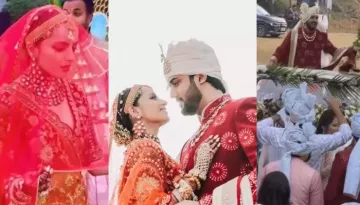 Shrenu Parikh Gets Emotional While Walking Down The Aisle, Groom, Akshay Makes 'Dhamakedaar' Entry
