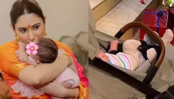 Disha Parmar Shares The First-Ever Clear Glimpse Of Daughter, Navya, Her Cutesy Smile Is To Die For