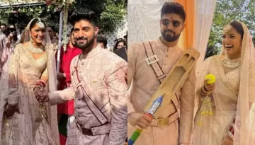 Tanuj Virwani Ties Knot With Fiancee, Tanya, Duo Twins In Pink, Poses With 'Bat-Ball' Post-Wedding