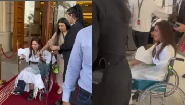 Pakistani Actress, Mahira Khan Leaves Fans Concerned As She Arrived At An Event In A Wheelchair
