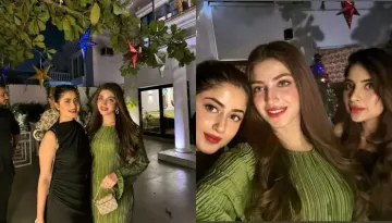 Sajal Aly, Saboor Aly And Kinza Hashmi Set Major BFF Goals As They Celebrate Christmas Together