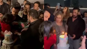 Salman Khan Celebrates His 58th B'Day With Family, Cuts A Scrumptious 3-Tier Cake With Niece, Ayat