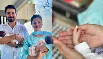 Rubina Dilaik-Abhinav Shukla Share First Pic Of 1-Month-Old Twin Daughters, Reveal Their Cute Names