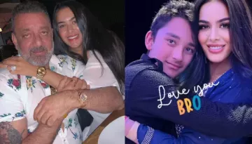 Sanjay Dutt's Daughter Reunites With Him In Dubai, Shares Twinning Pictures With Half-Brother