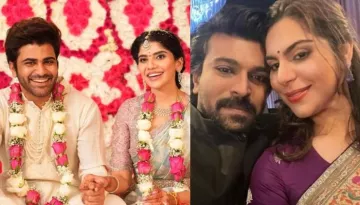 Sharwanand And Rakshita Reddy's Engagement: Parents-To-Be, Ram Charan-Upasana Kamineni Twin In Pink
