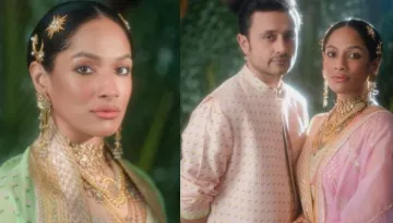 Masaba Gupta's Wedding: Donned Barfi Pink Paan Patti Lehenga With Customised 'Chand Taara' Jewellery