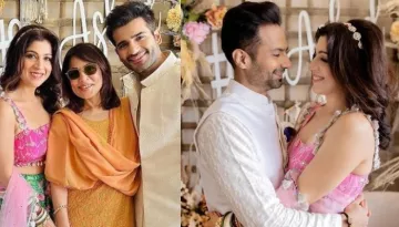 Karan Tacker's Sister, Sasha Gets Married, Dons A Unique Pink And Cyan Coloured Lehenga With Tassels