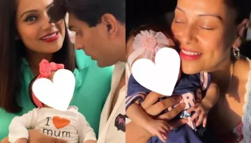 Bipasha Basu Drops Pics With Daughter, Devi, The Baby Girl Looks Cute In A Frock And Floral Headband