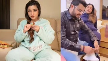 Pregnant, Neha Marda Struggles With Her Grown Baby Bump, Hubby Helps Her While Wearing Shoes