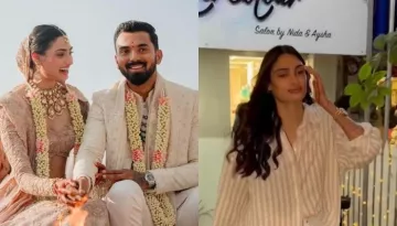 New Bride, Athiya Shetty Spotted For The First Time After Wedding, Blushes As Paps Congratulate Her