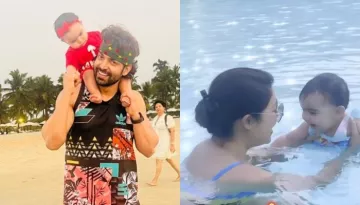 Debina Bonnerjee's Daughter, Lianna Chills On The Beach, Enjoys A Swimming Session With Mommy