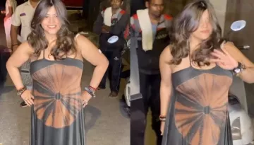 Ekta Kapoor Dons An Uncomfortable Satin Dress, Netizens Say 'Meri Satin Ki Bedsheet Chura Li'