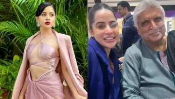 Urfi Javed Shares A Picture With Veteran Lyricist, Javed Akhtar, Says, 'Finally Met My Grandfather'