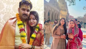 Bhojpuri Actor, Pawan Singh's Wife, Jyoti Trolled After Visiting Kashi Vishwanath Without 'Sindoor'