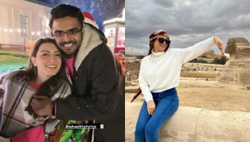 Hansika Motwani Is Vacationing With Hubby, Sohael Khaturiya In Egypt, Duo Dons Sheikh Avatar