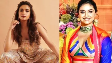 Keerthy Suresh Oozes Hotness In A Deep Neck 'Choli' Paired With Striped Lehenga Worth Rs. 1.49 Lakh