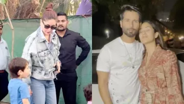 Karan Johar's Twins' Birthday: Kareena Arrives With Her Boys, Ex-Shahid Kapoor Poses With Wife, Mira
