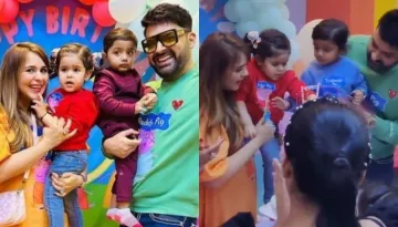 Kapil Sharma's Baby, Anayra Swoops On The Cake At Brother, Trishaan's 'Peppa Pig'-Themed B'Day Bash