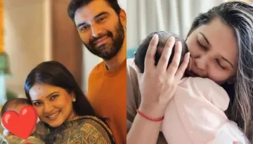 Kratika Sengar And Nikitin Dheer Reveal Daughter Devika's Face, Looks Cute As A Button In A Headband