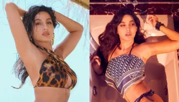 Nora Fatehi's Sexy Looks: From Piping Hot Dresses To Animal-Printed Bikini Set And Shimmery Bodycon