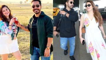 Shivaleeka Oberoi And Abhishek Pathak Get Spotted At Airport As They Leave For Their Goa Wedding