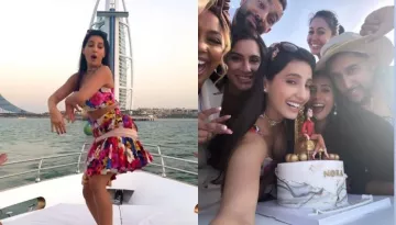 Nora Fatehi Does Belly Dancing On A Yacht, Cuts A 'Boss Lady' Cake At Her Lavish B'Day Bash In Dubai