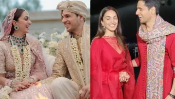 New Bride, Kiara Advani Twins With Sidharth Malhotra In Red Outfits For Her 'Griha Pravesh' In Delhi