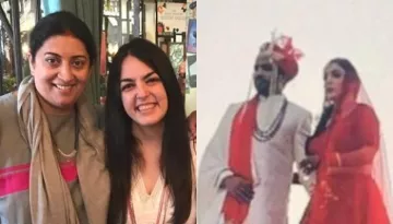 Smriti Irani's Daughter, Shanelle Irani Gets Married To BF Arjun, Stuns In A Traditional Red Lehenga