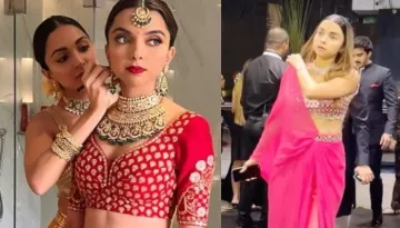 Kiara Advani's Sister, Ishita Advani Dons Mirror-Work Pre-Draped Saree For Sister's Mumbai Reception