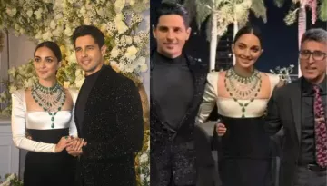 Sid-Kiara Reception: Couple Pose For A Photo With Original 'Shershaah', Late Vikram Batra's Family