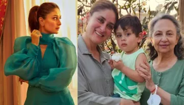 Kareena Kapoor Khan Twins In Green With 'Saasu-Maa' Sharmila Tagore, Baby Jeh Steals The Limelight