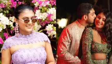 Influencer Bride, Cherry Jain Ditches Yellow And Dons A Customised Lavender Attire On Her 'Haldi'