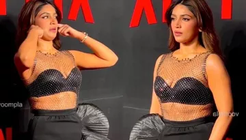 Bhumi Pednekar Dons A See-Through Mesh Top At Netflix Party, Trolled For Holding Her Breath For Pics