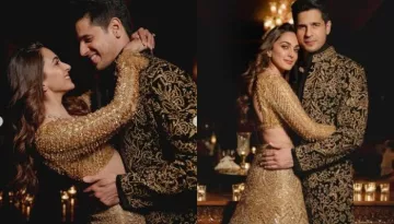 Kiara Advani's Gold Lehenga At Her 'Sangeet' Had 98K Swarovski Crystals, Took 4000 Hours To Be Made
